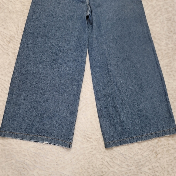 Current/Elliott Women's Wide Leg Crop Jean Size 28 NWT Bromes Blue - Picture 7 of 16